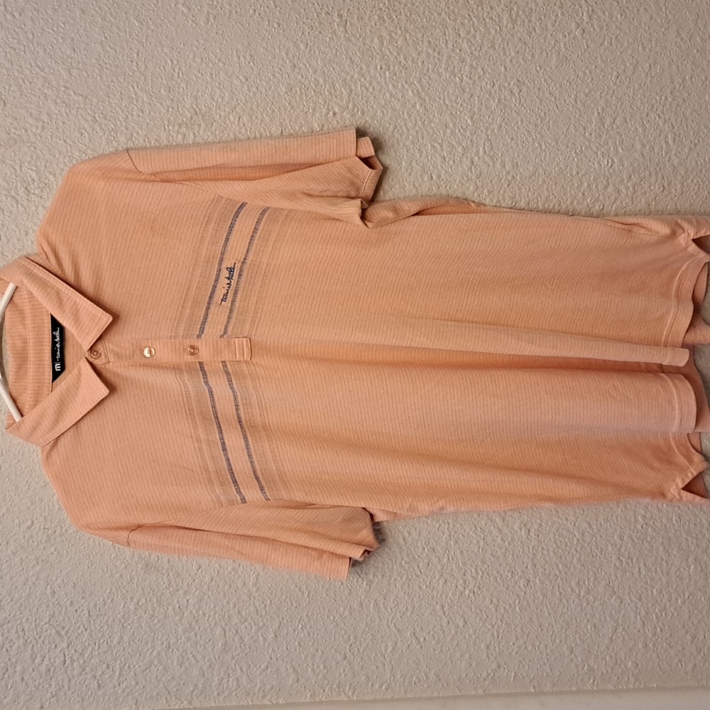 TRAVIS MATHEW pima cotten polo, Men's size Large .